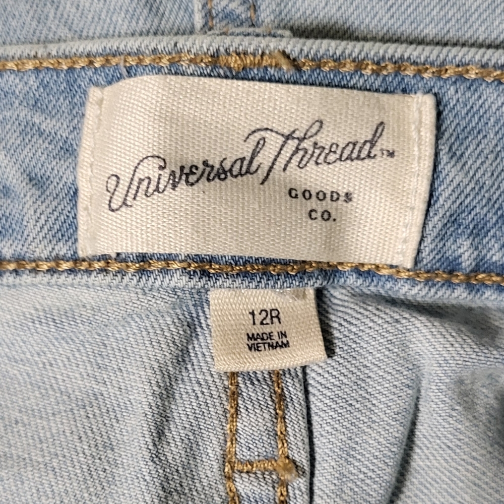 Universal Thread Women's NWT Light Wash High Rise 90's Straight Jeans Size 12R - Picture 4 of 14